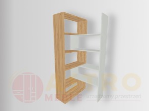 Regał wielofunkcyjny Aleksandra craft-szary jasny