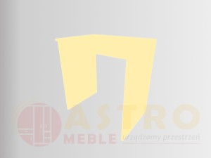 Biurko Home-Ofis cytrynowy