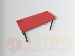 Biurko Ekipa Gaming Czerwona