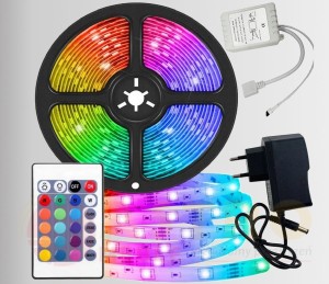 Wodoodporne ledy gamingowe RGB 5M + pilot