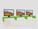 Potrójna podstawka pod monitor zielona mamba