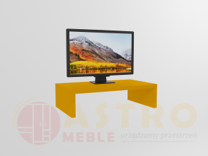 Pojedyncza podstawka pod monitor żółty