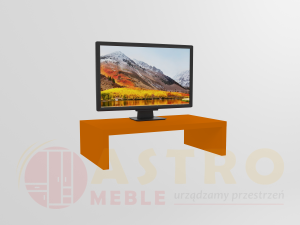 Pojedyncza podstawka pod monitor pomarańczowy
