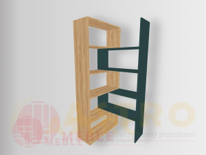 Regał wielofunkcyjny Aleksandra craft-morska zieleń