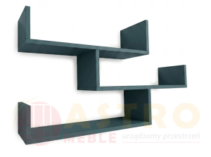 Półka wisząca,  Regał wiszący morska zieleń