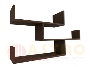 Półka wisząca,  Regał wiszący dawid wenge