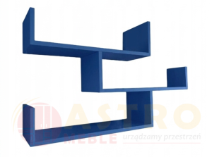 Półka wisząca,  Regał wiszący dawid niebieski