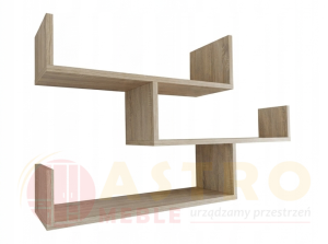 Półka wisząca,  Regał wiszący dawid dąb sonoma