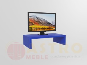Pojedyncza podstawka pod monitor niebieska