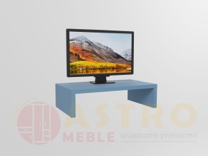 Pojedyncza podstawka pod monitor pastelowa niebieska