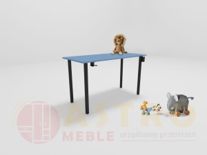 Biurko mini dla dzieci pastelowy niebieski