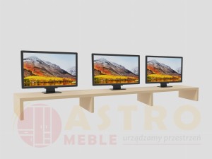 Potrójna podstawka pod monitor piaskowy